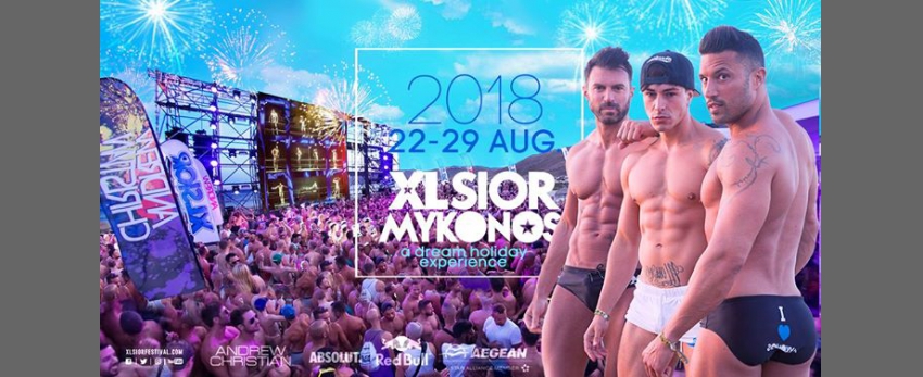 XLSior – Mykonos - événement gay - vivre trans